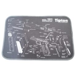 แผ่นยางปูโต๊ะล้างปืน Tipton ลายผังชิ้นส่วน 1911