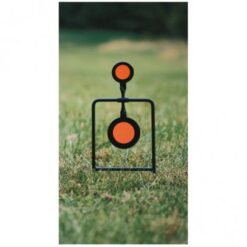 เป้าเหล็ก Double Spin Handgun Swing Target upto.45 mag