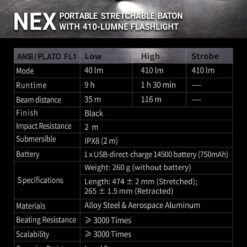 ไฟฉายป้องกันตัว Nextorch รุ่น N15L