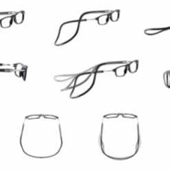 Alternative view of แว่นตา Clic รุ่น Flex สีดำ