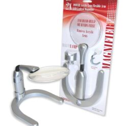 Alternative view of แว่นขยายพร้อมไฟตั้งโต้ะได้ / มือถือ Carson 2x GN-77