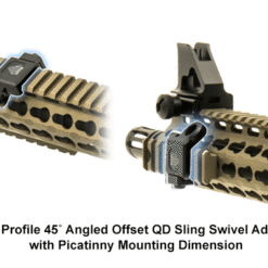 Alternative view of อะแดปเตอร์ Picatinny ยึดหูกระวินปลดไว