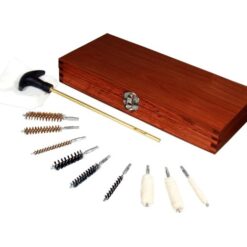 ชุดทำความสะอาดปืนสั้น กล่องไม้ UTG Deluxe Pistol Cleaning Kit