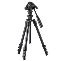 Alternative view of ขาตั้งกล้อง K&F Concept รุ่น K234A0+Video Head+Phone Clip