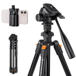 ขาตั้งกล้อง K&F Concept รุ่น K234A0+Video Head+Phone Clip