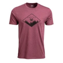 เสื้อยืด Vortex ลาย Outdoor Diamond Burgundy