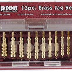 ชุดหัวต่อดันผ้าทำความสะอาดลำกล้อง Tipton Brass Jag Set 13 ชิ้น