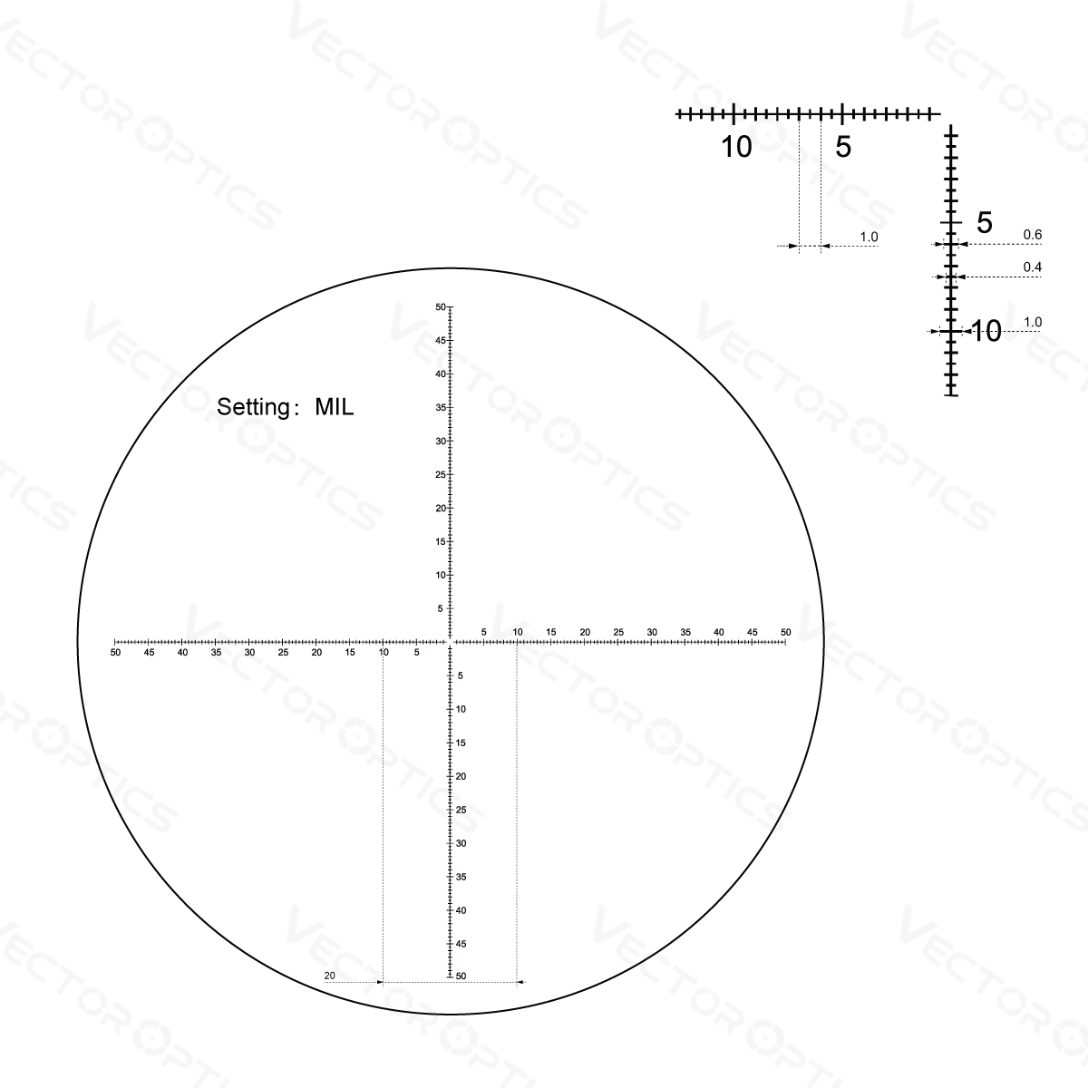 กล้องส่องทาง Vector Optics Continental 10x42 ED Binocular - Image 4