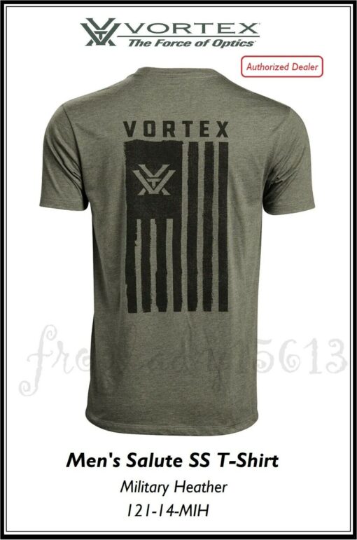 เสื้อยืด Vortex ลาย Salute สี Military