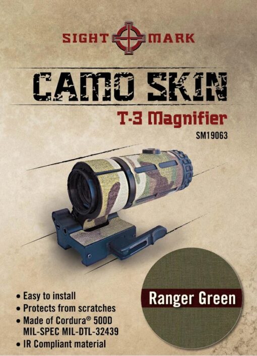 สติกเกอร์สำหรับ Sightmark Skin For T-3 Magnifier