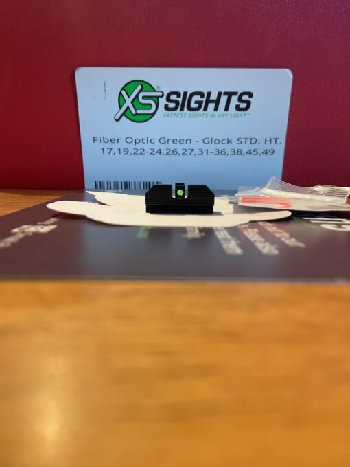 ศูนย์ปืนสั้น XS Sights Fiber Optic Sights fits Glock 17,19,22-24,26,27 - Image 6