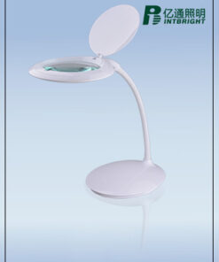 แว่นขยายตั้งโต๊ะ Intbright หน้า 127mm 3x ไฟ LED