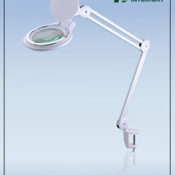 แว่นขยายติดโต๊ะ Intbright 127mm 8x ไฟ LED