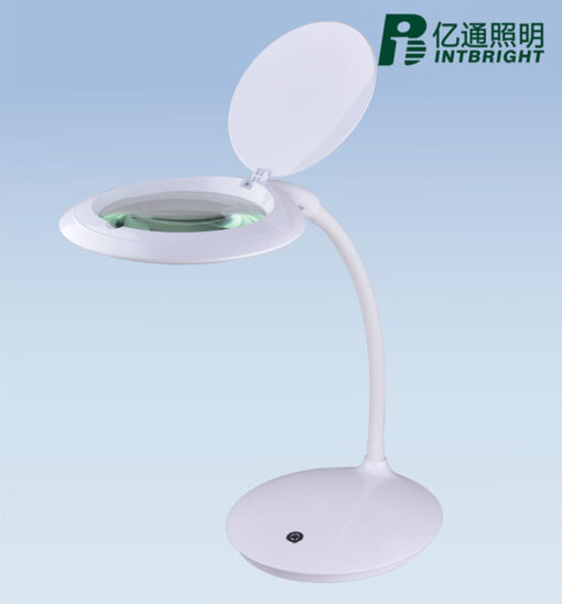 แว่นขยายตั้งโต๊ะ Intbright หน้า 127mm 3x ไฟ LED - Image 2