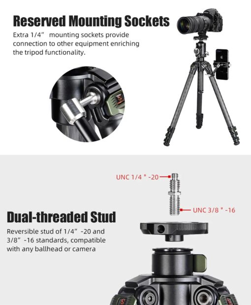 ขาตั้งกล้อง SUNWAYFOTO รุ่น TL2840CC - Image 6