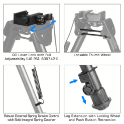 ขาทราย UTG Super Duty (8"-12") - Image 5