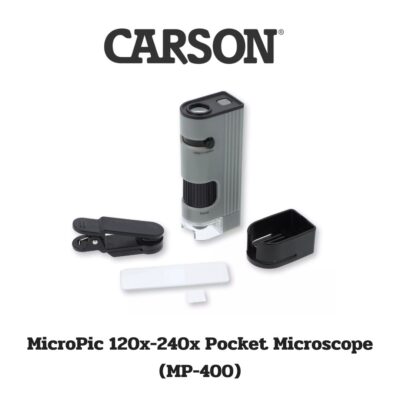 กล้องจุลทรรศน์พกพา Carson 120x-240x (MP-400)