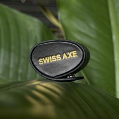 ซองหนังกล้องส่องพระ Swiss Axe โลโก้ทอง