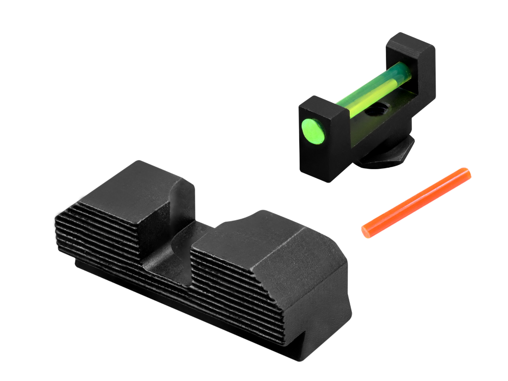 ศูนย์ปืนสั้น XS Sights Fiber Optic (Optic Height) fits Glock 17,19,22-24,26,27 - Image 2