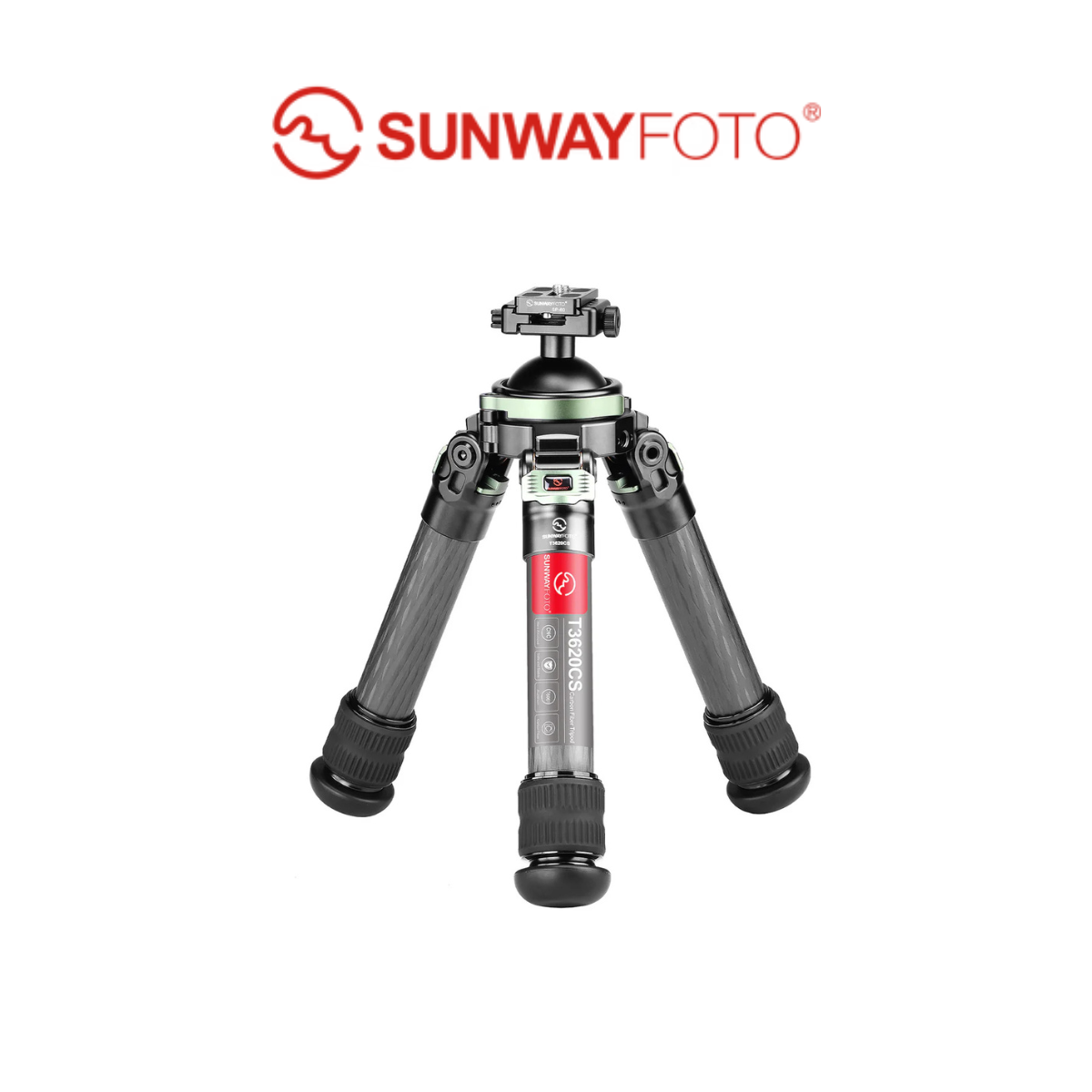 ขาตั้งกล้อง SUNWAYFOTO Carbon Fiber Tripod รุ่น T3620CS-D