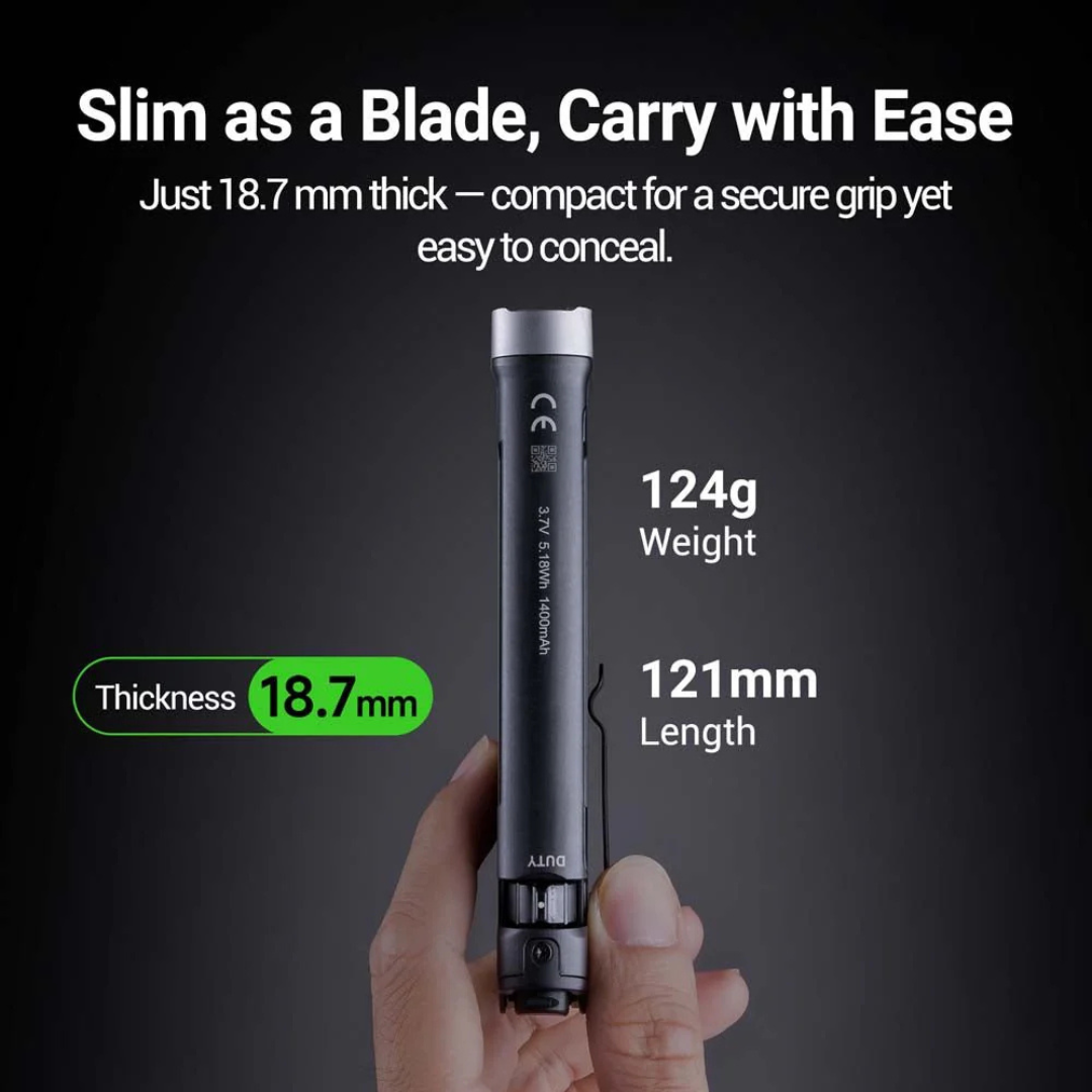 ไฟฉาย NEXTORCH TA70 Ultra-Slim Tactical EDC - Image 3