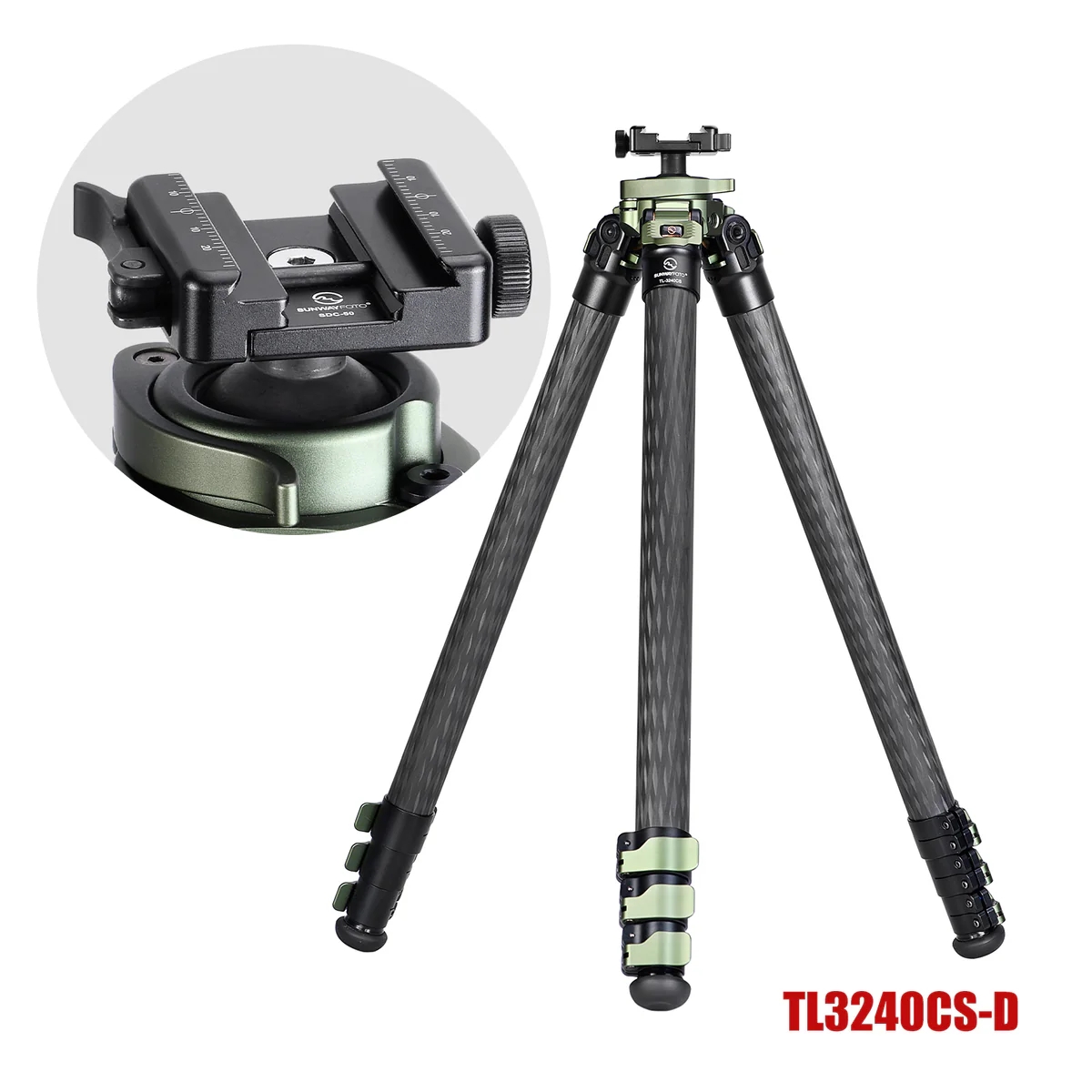 SUNWAYFOTO Carbon Fiber รุ่น T3240CS-D - Image 2