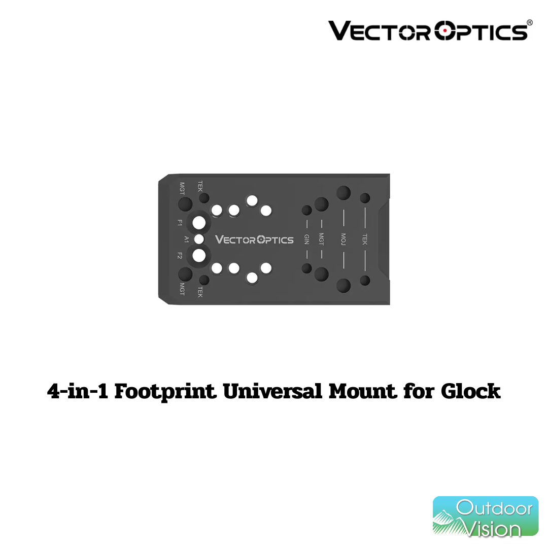 Vector Optics 4-in-1 Footprint Universal Mount for Glock