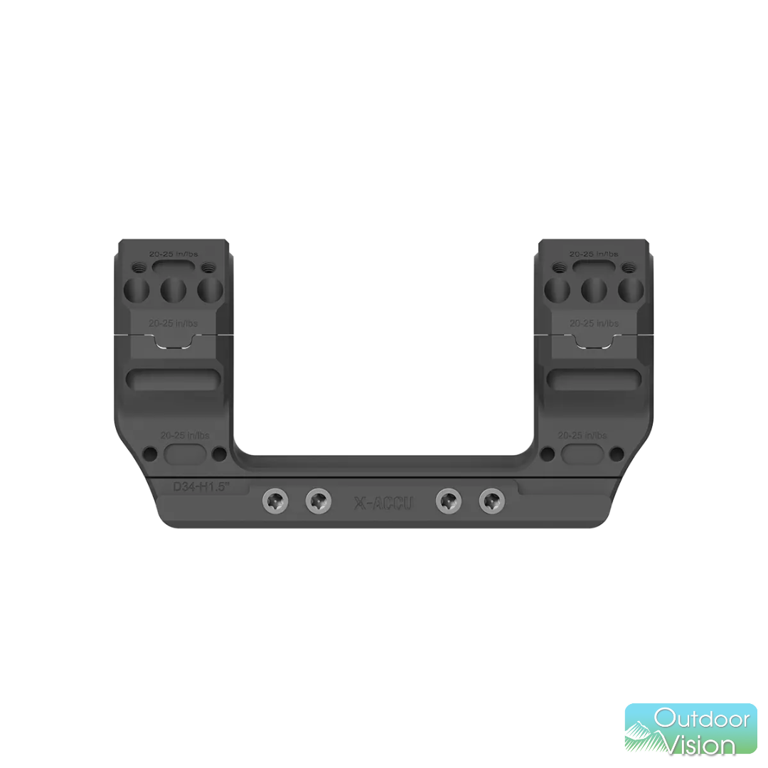 แหวน Vector Optics 34mm X-MOD 1.5'' One Piece Heavy-Duty Picatinny Mount - Image 3