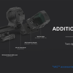 แหวน Vector Optics รุ่น X-MOD 1.5'' One Piece Extended Picatinny Mount - Image 4